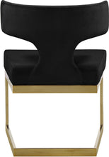 Load image into Gallery viewer, Alexandra Black Velvet Dining Chair