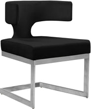 Load image into Gallery viewer, Alexandra Black Velvet Dining Chair