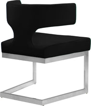 Load image into Gallery viewer, Alexandra Black Velvet Dining Chair