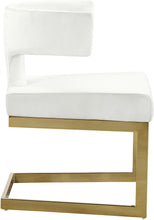 Load image into Gallery viewer, Alexandra Cream Velvet Dining Chair