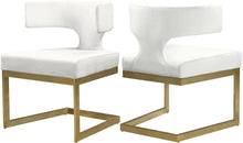 Load image into Gallery viewer, Alexandra Cream Velvet Dining Chair