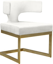 Load image into Gallery viewer, Alexandra Cream Velvet Dining Chair