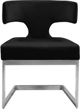 Load image into Gallery viewer, Alexandra Black Velvet Dining Chair