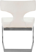 Load image into Gallery viewer, Alexandra White Faux Leather Dining Chair