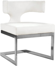 Load image into Gallery viewer, Alexandra White Faux Leather Dining Chair