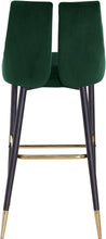 Load image into Gallery viewer, Sleek Green Velvet Stool