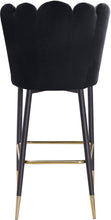 Load image into Gallery viewer, Lily Black Velvet Stool