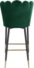 Load image into Gallery viewer, Lily Green Velvet Stool