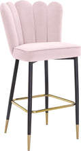 Load image into Gallery viewer, Lily Pink Velvet Stool