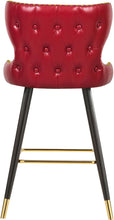 Load image into Gallery viewer, Hendrix Red Faux Leather Counter/Bar Stool