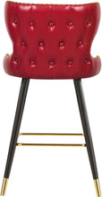 Load image into Gallery viewer, Hendrix Red Faux Leather Counter/Bar Stool