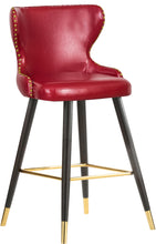 Load image into Gallery viewer, Hendrix Red Faux Leather Counter/Bar Stool