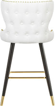 Load image into Gallery viewer, Hendrix White Faux Leather Counter/Bar Stool