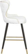 Load image into Gallery viewer, Hendrix White Faux Leather Counter/Bar Stool