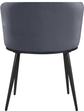 Load image into Gallery viewer, Skylar Grey Velvet Dining Chair