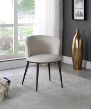Load image into Gallery viewer, Skylar Cream Velvet Dining Chair