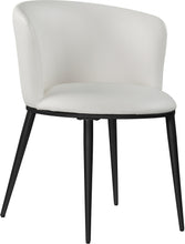 Load image into Gallery viewer, Skylar White Faux Leather Dining Chair
