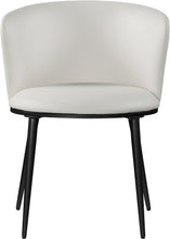 Load image into Gallery viewer, Skylar White Faux Leather Dining Chair