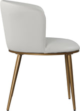 Load image into Gallery viewer, Skylar White Faux Leather Dining Chair