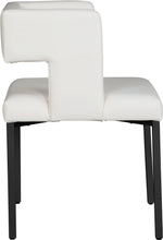 Load image into Gallery viewer, Caleb White Faux Leather Dining Chair
