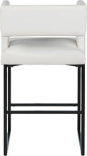 Load image into Gallery viewer, Caleb White Faux Leather Counter Stool