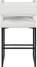 Load image into Gallery viewer, Caleb White Faux Leather Counter Stool