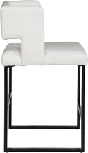 Load image into Gallery viewer, Caleb White Faux Leather Counter Stool