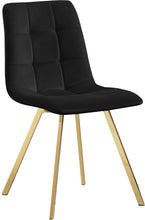 Load image into Gallery viewer, Annie Black Velvet Dining Chair