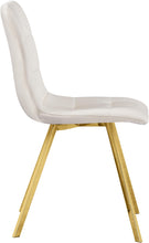 Load image into Gallery viewer, Annie Cream Velvet Dining Chair