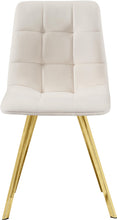 Load image into Gallery viewer, Annie Cream Velvet Dining Chair