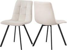 Load image into Gallery viewer, Annie Cream Velvet Dining Chair