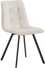 Load image into Gallery viewer, Annie Cream Velvet Dining Chair