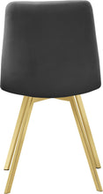 Load image into Gallery viewer, Annie Grey Velvet Dining Chair