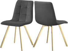 Load image into Gallery viewer, Annie Grey Velvet Dining Chair