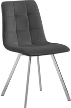Load image into Gallery viewer, Annie Grey Velvet Dining Chair