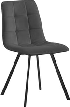 Load image into Gallery viewer, Annie Grey Velvet Dining Chair
