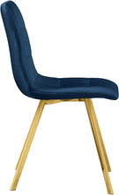 Load image into Gallery viewer, Annie Navy Velvet Dining Chair