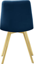 Load image into Gallery viewer, Annie Navy Velvet Dining Chair