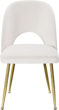 Load image into Gallery viewer, Logan Cream Velvet Dining Chair