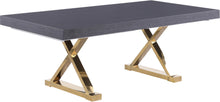 Load image into Gallery viewer, Excel Grey Oak Veneer Lacquer Extendable Dining Table (3 Boxes)