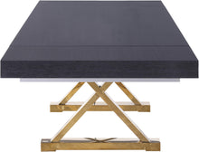 Load image into Gallery viewer, Excel Grey Oak Veneer Lacquer Extendable Dining Table (3 Boxes)