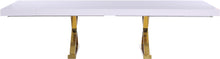 Load image into Gallery viewer, Excel White Lacquer Extendable Dining Table (3 Boxes)
