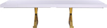 Load image into Gallery viewer, Excel White Lacquer Extendable Dining Table (3 Boxes)