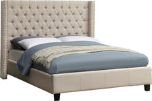Load image into Gallery viewer, Ashton Beige Linen Queen Bed