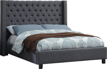 Load image into Gallery viewer, Ashton Grey Linen Full Bed