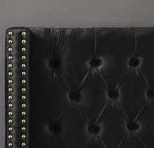 Load image into Gallery viewer, Barolo Black Velvet Queen Bed