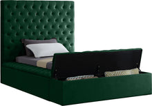 Load image into Gallery viewer, Bliss Green Velvet Twin Bed (3 Boxes)