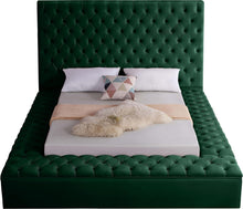 Load image into Gallery viewer, Bliss Green Velvet Full Bed (3 Boxes)