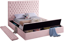 Load image into Gallery viewer, Bliss Pink Velvet Full Bed (3 Boxes)