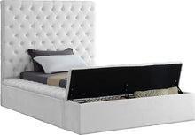 Load image into Gallery viewer, Bliss White Velvet Twin Bed (3 Boxes)